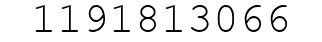 Number 1191813066.