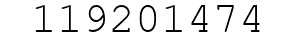 Number 119201474.