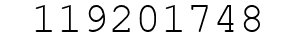 Number 119201748.