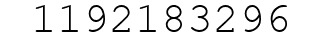 Number 1192183296.