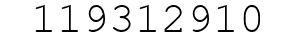 Number 119312910.