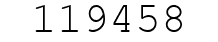 Number 119458.