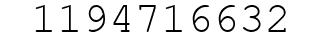 Number 1194716632.