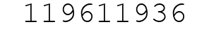 Number 119611936.