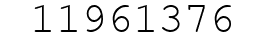 Number 11961376.