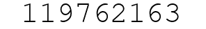 Number 119762163.
