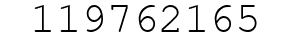 Number 119762165.