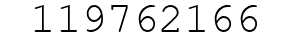 Number 119762166.