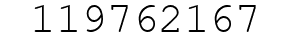 Number 119762167.