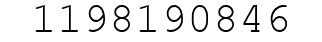 Number 1198190846.