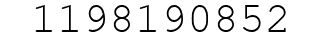 Number 1198190852.