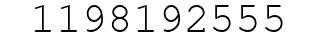 Number 1198192555.