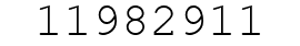 Number 11982911.