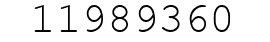 Number 11989360.