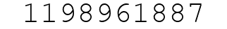 Number 1198961887.