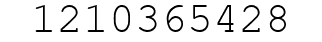 Number 1210365428.