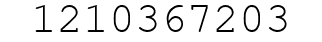 Number 1210367203.