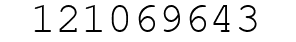 Number 121069643.