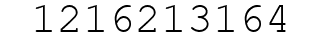 Number 1216213164.