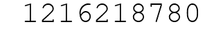 Number 1216218780.