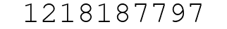 Number 1218187797.