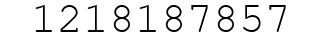 Number 1218187857.