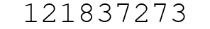Number 121837273.
