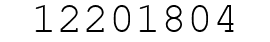 Number 12201804.