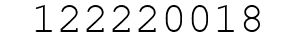 Number 122220018.