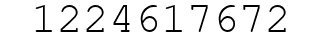 Number 1224617672.