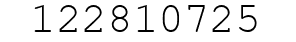 Number 122810725.