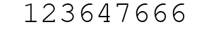 Number 123647666.