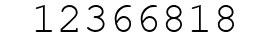 Number 12366818.