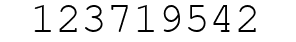 Number 123719542.