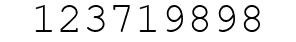 Number 123719898.