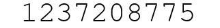 Number 1237208775.