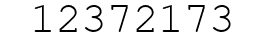 Number 12372173.