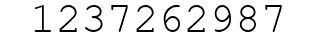 Number 1237262987.