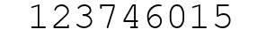 Number 123746015.