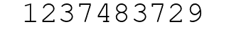 Number 1237483729.
