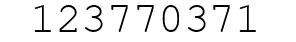 Number 123770371.