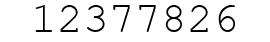 Number 12377826.