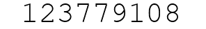 Number 123779108.