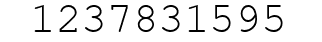 Number 1237831595.