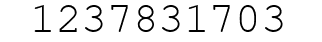 Number 1237831703.