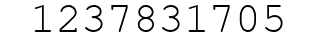 Number 1237831705.