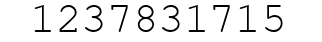 Number 1237831715.