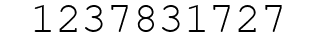 Number 1237831727.