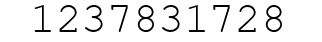 Number 1237831728.