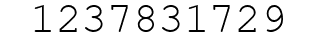 Number 1237831729.